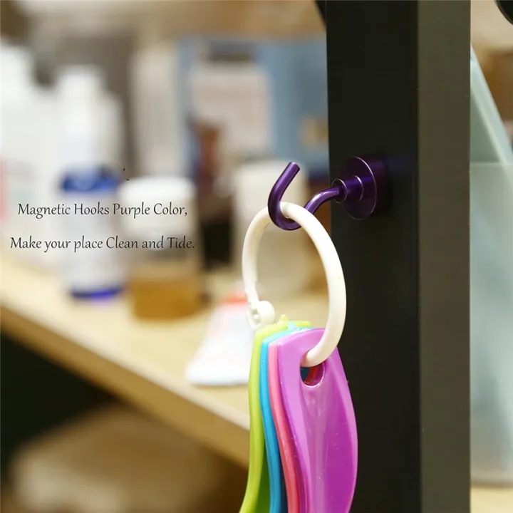 JAERBEE%20Magnetic%20Hooks,27Lb%20Heavy%20Duty%20Earth%20Magnets%20with%20Hook%20for%20Refrigerator,Cruise%20Hook%20for%20Hanging,%20(,%20Pack%20of%205)%20-%20Image%206