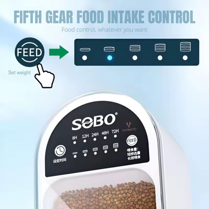 SOBO DA 06 Mini Auto Feeder For Aquarium Fish Multiple Feeding sobo-da-06-mini-auto-feeder-for-aquarium-fish-multiple-feeding