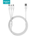 【linfang store】Romans data cable three-in-one charging cable one-to-three charging three-head two-in-one suitable for mobile phone Typec car charging cable multi-function multi-purpose. 