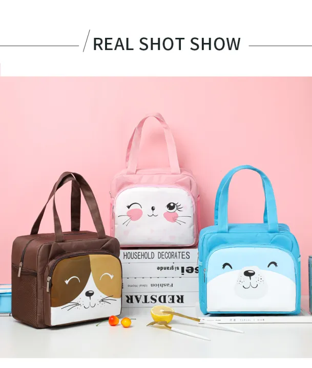 Wifu%20Cute%20Thermal%20Insulated%20Lunch%20Bags%20with%20Outer%20Zipper%20Pocket%20and%20Side%20Bottle%20Holder%20-%20Image%207