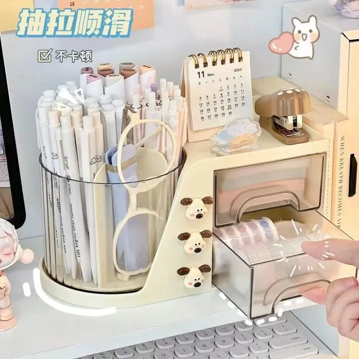 Pebbles%20Nepal%20Kawaii%20Capybara%20Storage%20Box%20Multifunctional%20Cosmetics%20Makeup%20Skincare%20Desktop%20Dressing%20Table%20Rack%20Vanity%20Desk%20Stationery%20Organizer%20-%20Image%203