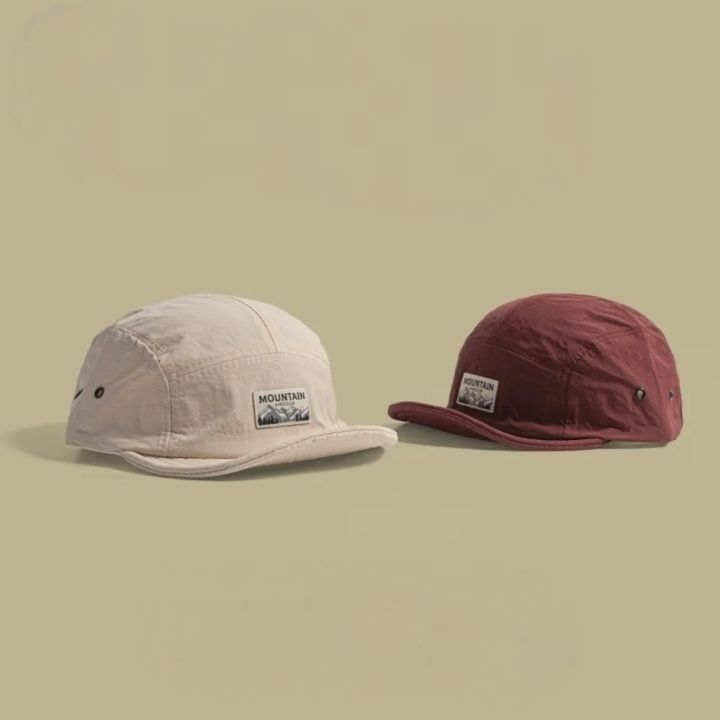 Fashion%20Short%20Brim%205%20Panel%20Cap%20Quick%20Dry%20Embroidered%20Baseball%20Cap%20Lightweight%20Adjustable%20Sports%20Running%20Cap%20Women%20Men%20-%20Image%206