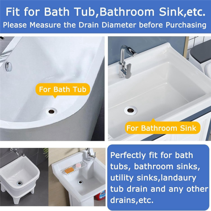 4PCS%20Bathroom%20Sink%20Drain%20Strainers%20for%201.2-1.6Inch%20Drain%20Hole,%201Inch%20Small%20Conical%20Stainless%20Steel%20Bathtub%20Drain%20Cover%20Easy%20Install%20-%20Image%207