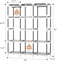 Storage Wardrobe Model 88130 Shelf Rack Fancy And Foldable. 
