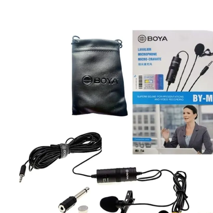 BOYA-M1%20Mic%20(By-M1)%20Condenser%20Microphone,%20Lavalier,%20Omni%20Directional%20Mic%20For%20Mobile,%20Pc%20And%20Dslr%20Camera%20-%20Image%202