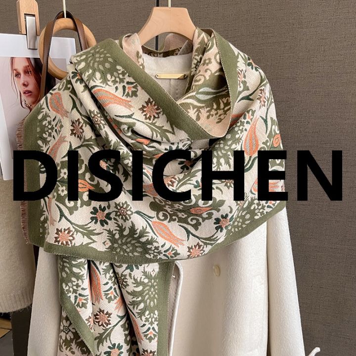 DISICHEN%20Thick%20Floral%20Print%20Cashmere%20Hijab%20Poncho%20Women%20Luxury%20Scarf%20Warm%20Pashmina%20Travel%20Blanket%20Shawl%20Wraps%20Bufanda%202023%20Design%20Echarpe%20Portable%20-%20Image%202