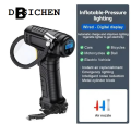 DISICHEN New 120W Handheld Air Compressor Wireless/Wired Inflatable Pump Portable Air Pump Tire Inflator Digital for Car Bicycle Balls. 