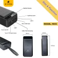 Mypower 50000mah Powerbank | Fast Charging Power Bank| QC 3.0 | PD| 22.5Watt| 6 ports| High Battery Capacity | Universal compatibility| 2 way charging | ChargeSafe Technology |1 year warranty | M512. 
