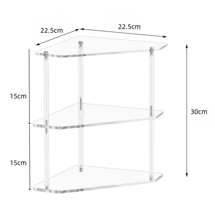 Acrylic%20Triangle%20End%20Table%20-%203%20Tier%20Corner%20Side%20Table%20-%20Small%20Corner%20Table%20for%20Living%20Room,%20Bedroom,%20Bathroom%20-%20Image%202