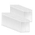 A4 Size Clear Plastic Envelopes Set Kit with String Closure, Expandable Files Document Folder, File Bag Set for Office 24Pcs. 