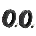 2X Electric Scooter Tire 8 1/2X2 Off Road Tubeless 50/75-6.1 Tyre Wheel for M365 DIY Accessories. 