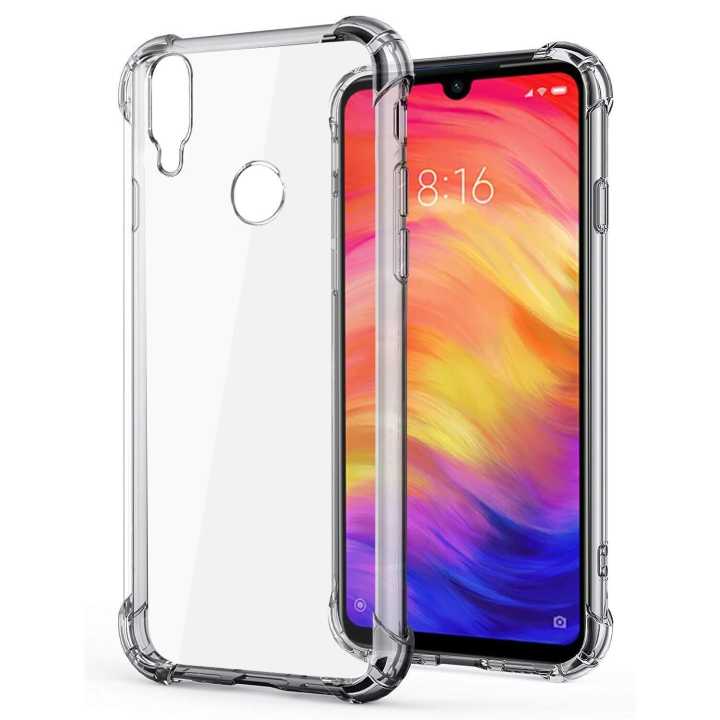 Xiaomi Redmi Note 7 / 7 Pro / 7S TPU Case Transparent Back Cover with Drop Protection side
