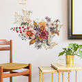 NEW Self Sticking to Wall Home Decoration Bedroom 1pcs Vintage Romantic Plants Flower Porch Sticky. 