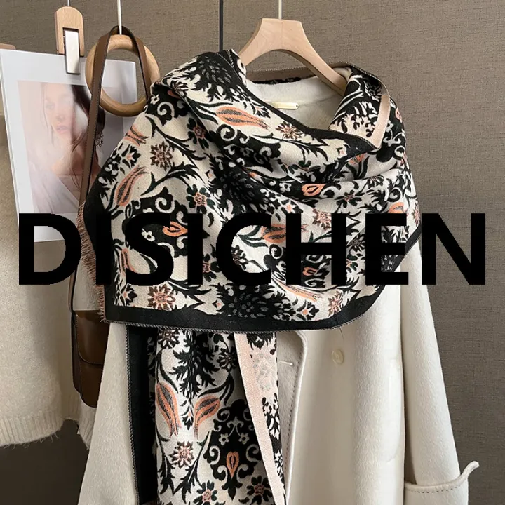 DISICHEN%20Thick%20Floral%20Print%20Cashmere%20Hijab%20Poncho%20Women%20Luxury%20Scarf%20Warm%20Pashmina%20Travel%20Blanket%20Shawl%20Wraps%20Bufanda%202023%20Design%20Echarpe%20Portable%20-%20Image%204