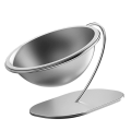 NAMUNY Raised Cat Dish Stainless Steel Dog Food Container Pet Feeding Accessories Large Lifted Cat Bowl with Stable Base. 
