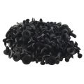 100 Pcs Car Push in Type Plastic Rivets Fastener Black 15 x 13 x 6mm. 