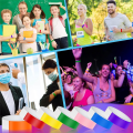 Wristbands for Events Colors Arm Hand Bands - 700 PCS Neon Wrist Bands Waterproof for Events Wristbands. 
