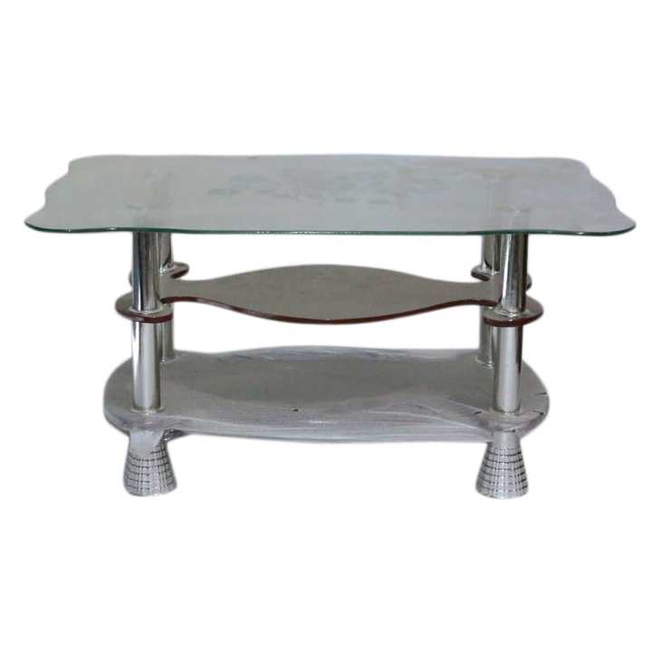 SHUBHAM Mini Glass Tea Table