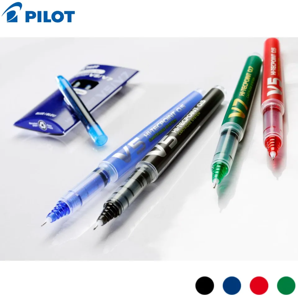 PILOT Hi-Tecpoint V7 Tintenroller – Nachfüllbar, Blau, 0,5 Mm Strich, Mit Clip, Begreen Edition