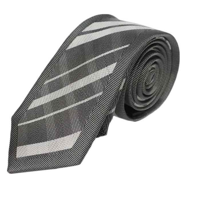 Grey/White  Neck Tie For Men