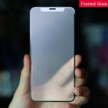 Matte Polished Curved Edge Tempered Glass Protector For iPhone 11 Pro Max. 