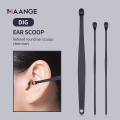 MAANGE 6Pcs Earpick Stainless Steel Ear Wax Remover Earplugs Ear Cleaning Tool Set With Storage Box MAG3047. 