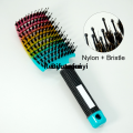 Difutagui Detangling Hair Brush Bristle Nylon Hair Brush Wet Curly Hair Hot Selling Affordable Brush Massage Anti Static Hair Brush Salon Hairdressing Tools. 