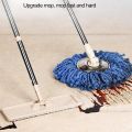 Floor Mop with Bucket,  Flat Squeeze Mop Bucket System Cleaning Supplies 360° Flexible Mop Head/2 Reusable Pads Home Hardwood Floor Cleaner Mops. 