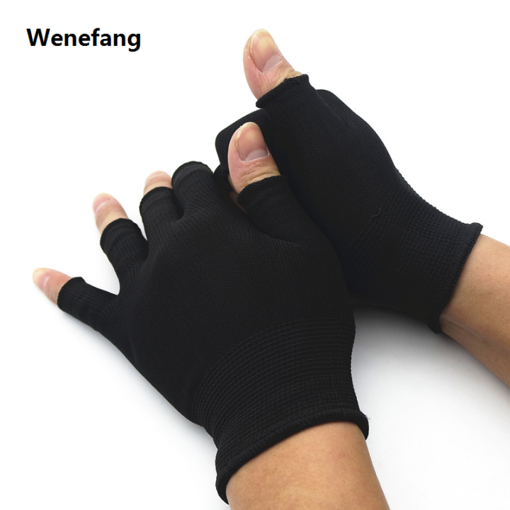 Wenefang%201Pair%20Black%20Half%20Finger%20Fingerless%20Gloves%20for%20Women%20and%20Men%20Wool%20Knit%20Wrist%20Cotton%20Gloves%20Winter%20Warm%20Workout%20Gloves%20-%20Image%205