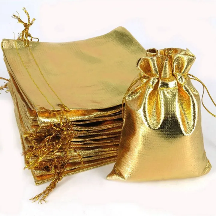 Kqueebee%20100%20Pcs%20Gold%20Foil%20Organza%20Bag%20&%206%20Pcs%20Deer%20Napkin%20Rings%20-%20Image%204