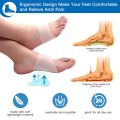NAMUNY Gel Arch Support Set, 4 Pairs Plantar Fasciitis Sleeves/Shoe Insoles for Flat Feet, for Plantar Fasciitis. 