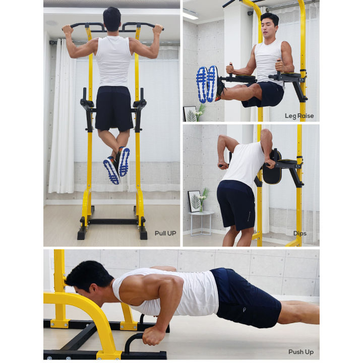 Heavy%20Quality%20Dip%20Stands%20Adjustable%20Power%20Tower%20Pull%20Up%20Bar%20Workout%20Dip%20Station%20Multi-Function%20Push%20Up%20bar%20-%20Image%202