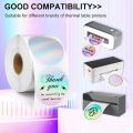 2Inch Thermal Labels Kit 400 Pcs Round Self-Adhesive Direct Thermal Printer Label Kit for Color Coding Label Printer, Logo. 
