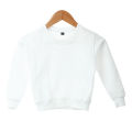 White Cotton Round Neck Full Sleeve Unisex Sweatshirt For Kids For Age 1-15. 