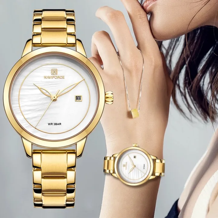 NAVIFORCE%20Top%20Brand%20Luxury%20Golden%20Fashion%20Business%20Casual%20Premium%20Pretty%20Waterproof%20Warranty%20Wristwatch%20Watch%20For%20Women%20-%20Image%205