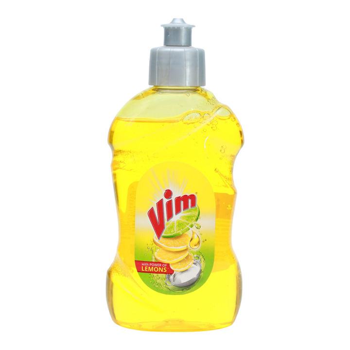 Vim Dishwash Liquid Gel Lemon 250 Ml