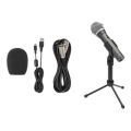 SAMSON Q2U Handheld Dynamic USB Microphone Recording And Podcasting Pack (Black). 