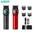HOT VGR Hair Trimmers Rechargeable Haircut Machine Electric Clippers Professional Hair Trimmer Brushless Motor trimmer for men V-977. 