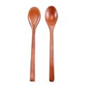 Wooden Spoons, 60 Pieces Wood Soup Spoons for Eating Mixing Stirring, Long Handle Spoon Kitchen Utensil. 