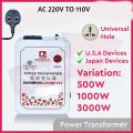 220v to 110v/120v 2000w Step Down Voltage Converter Transformer Converts | Power Transformer | Input AC 220-240V Output 100-120V. 