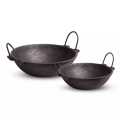 Cast Iron Traditional Nepali Kadai 10 Inches. 
