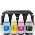 Canon Compatible Refill Ink Full Set ( BK, C, M, Y) For PIXMA G-series Inkjet Printer, 135 ml Black Ink & 70ML Color. 