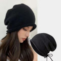 New Winter Plus Velvet Warm Woolen Hat For Women All-match Korean Knitted Hat Thickened Outdoor Ski Hat Creek. 