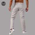 Wraon Light Grey Regular Fit Solid Premium Cotton Jeans Pant For Men - Fashion | Pants For Men | Men's Wear | Jeans Pants |. 