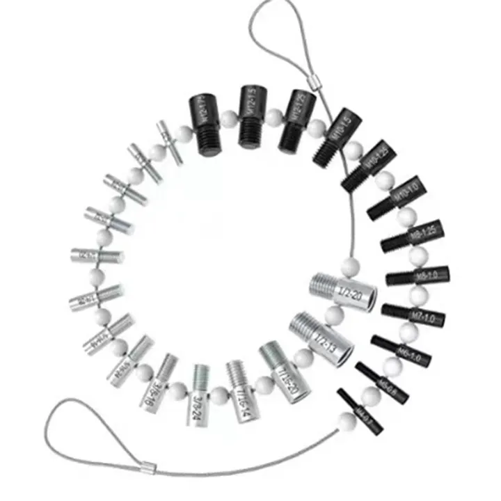 Portable%20Thread%20Tester%20Bolt%20Nut%20Screw%20Bolt%2026%20Male/Female%20Size%20Gauge%20Measuring%20Tool%20Kit%20-%20Image%205