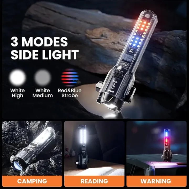 F35%20High%20Power%20LED%20Flashlight%20USB%20Rechargeable%20Roll%20Zoom%20%20Long%20Range%20Tactical%20Torch%20Strong%20Light%20Lamp%20Outdoor%20Ultra%20Powerful%C2%A0Flash%C2%A0Light%20-%20Image%205
