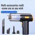 Practical Powerful Suction Wireless Vacuum Cleaner Lightweight TYPE-C Fast Charge Car Vacuum Cleaner Wet & Dry Durable Construction Portable Vacuum Cleaner Car Use. 