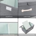 Neat Nook / Dual Compartment Storage Bins with Lids, Large Collapsible Storage Boxes with Lids. 