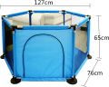 TinyGuard Hexa Play Zone – Infant Playpen and Ball Pool with Soft Mesh Walls for Visibility and Comfort. 