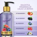 Wottagirl Shower Gel Wildberry & Chamomile 300 ml Body Wash | Paraben Free, Non Toxic. 